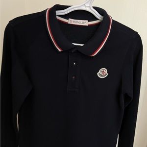 Child Moncler long sleeve polo